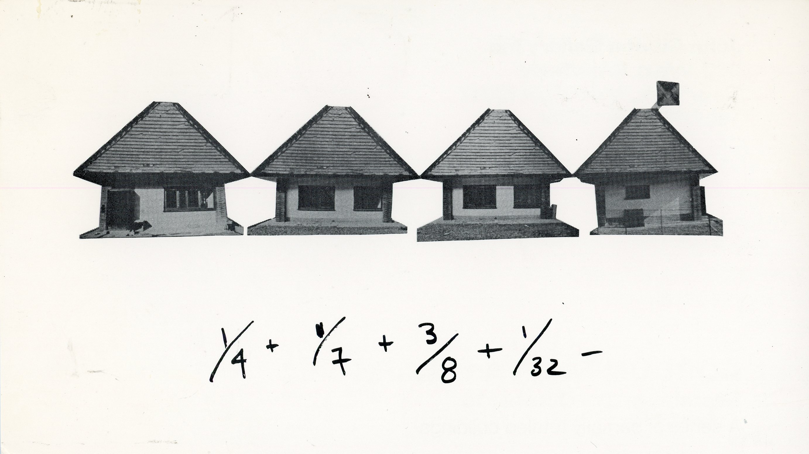 gordon amtta-clark card for john gibson gallery