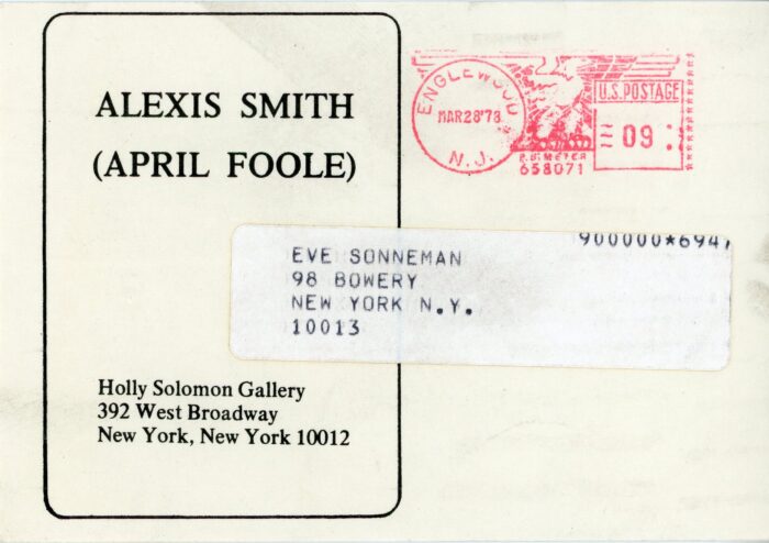 holly solomon card for Alexis Smith