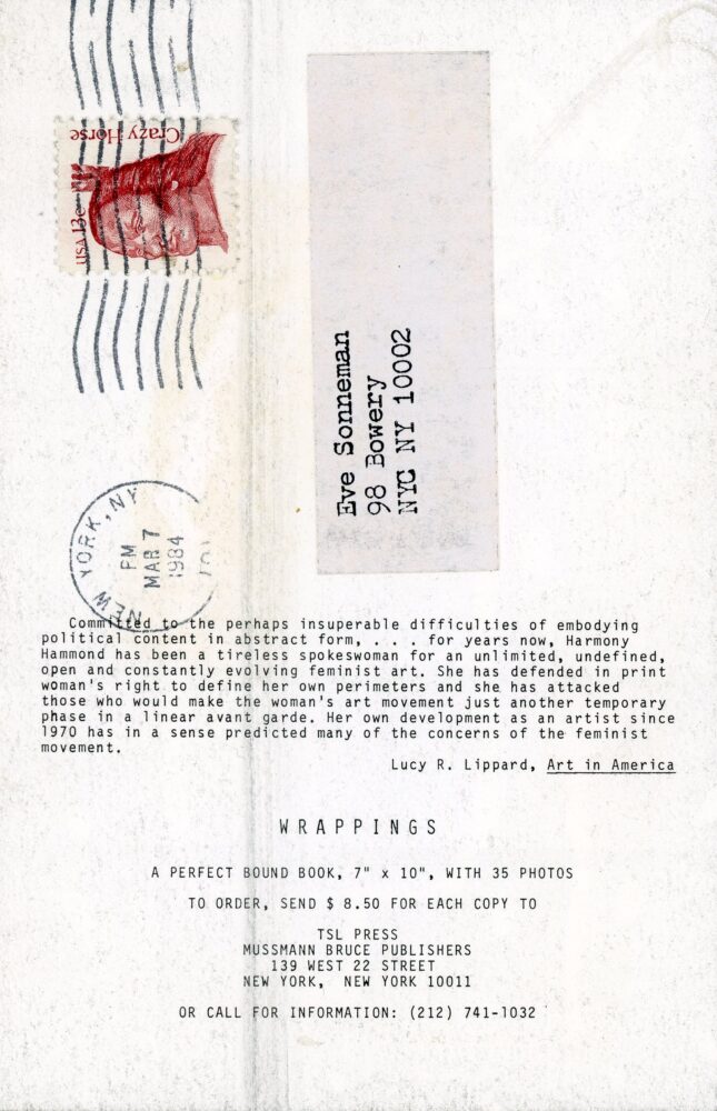 wrappings harmony hammond card