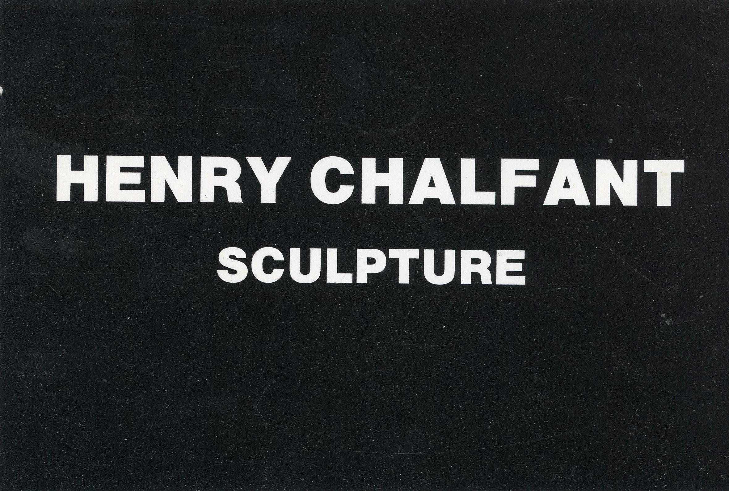 henry chalfant card