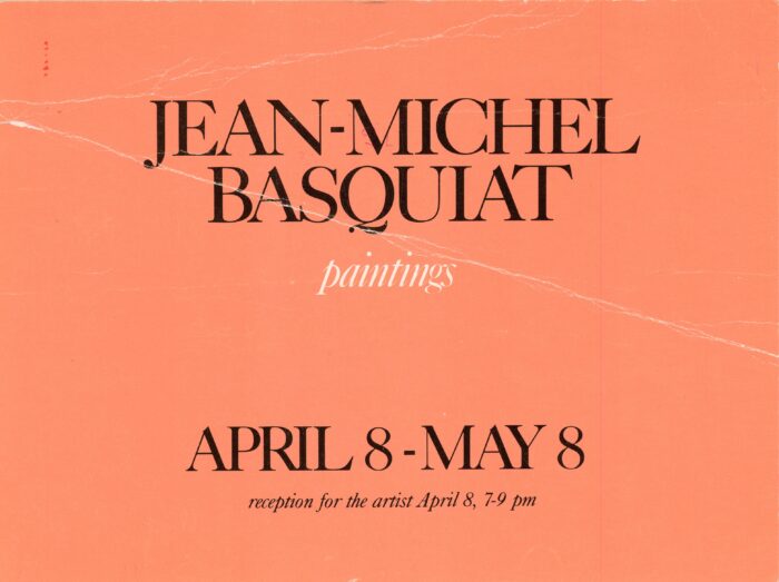 basquiat gogosian card 1982