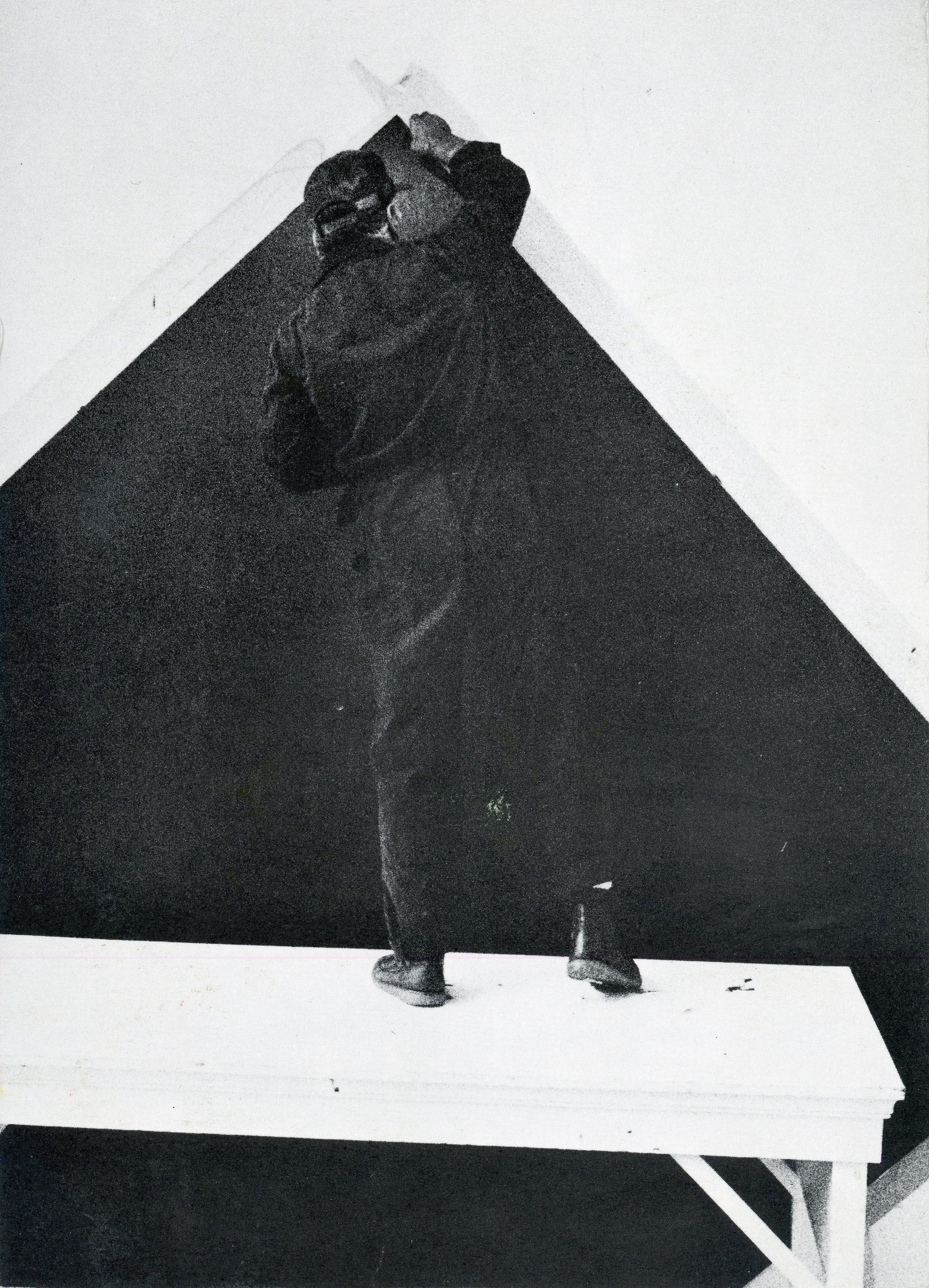 richard serra at castelli graphics - front of card