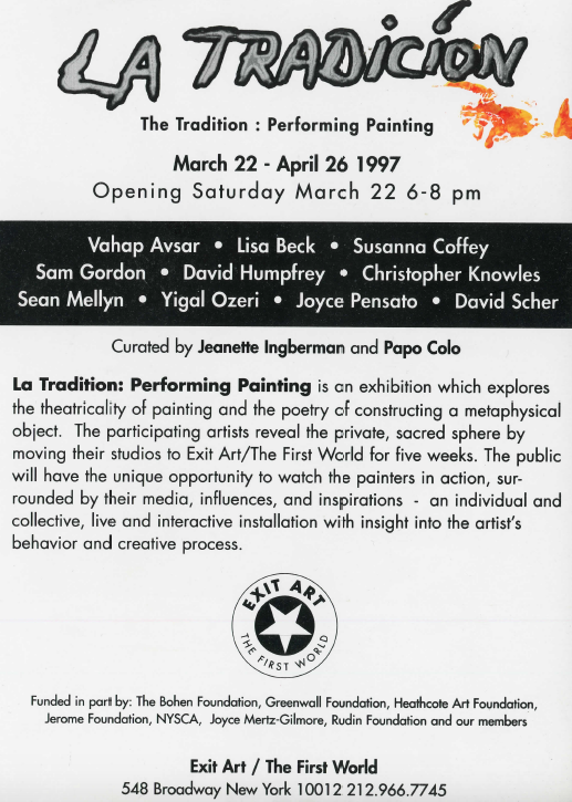 exit art la tradicion