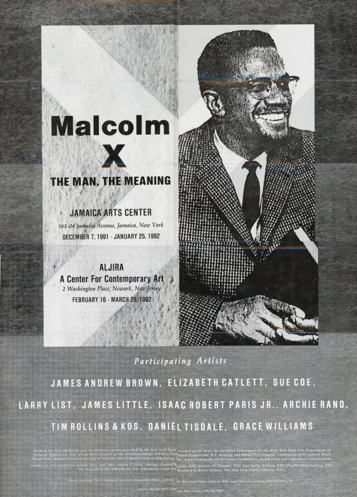 Malcolm X The Man The Meaning poster
