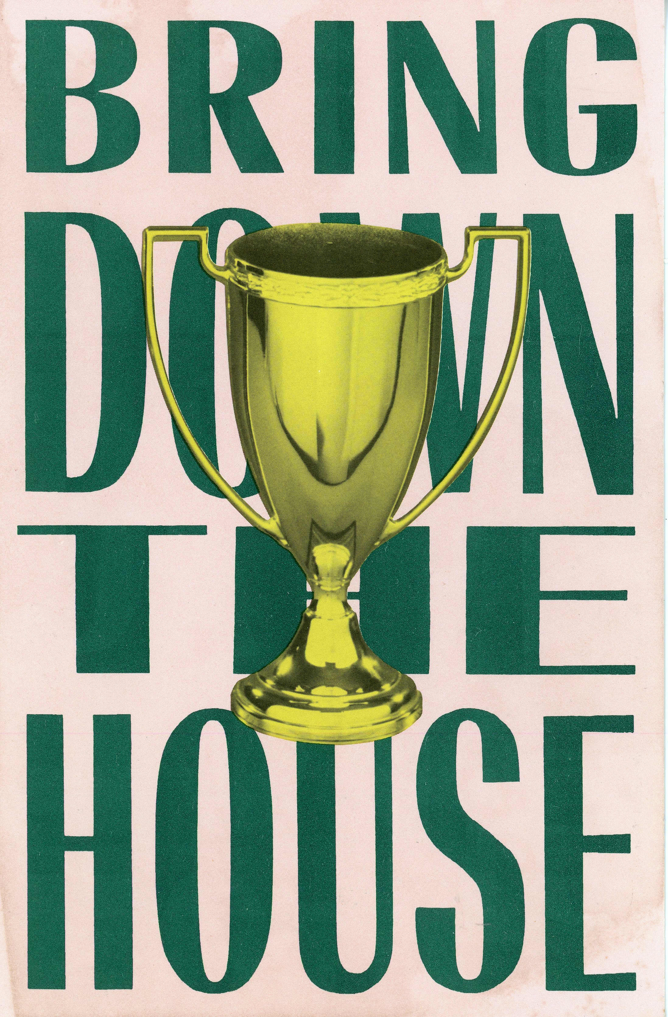 bring down the house card for The Love Ball; Aids benefit