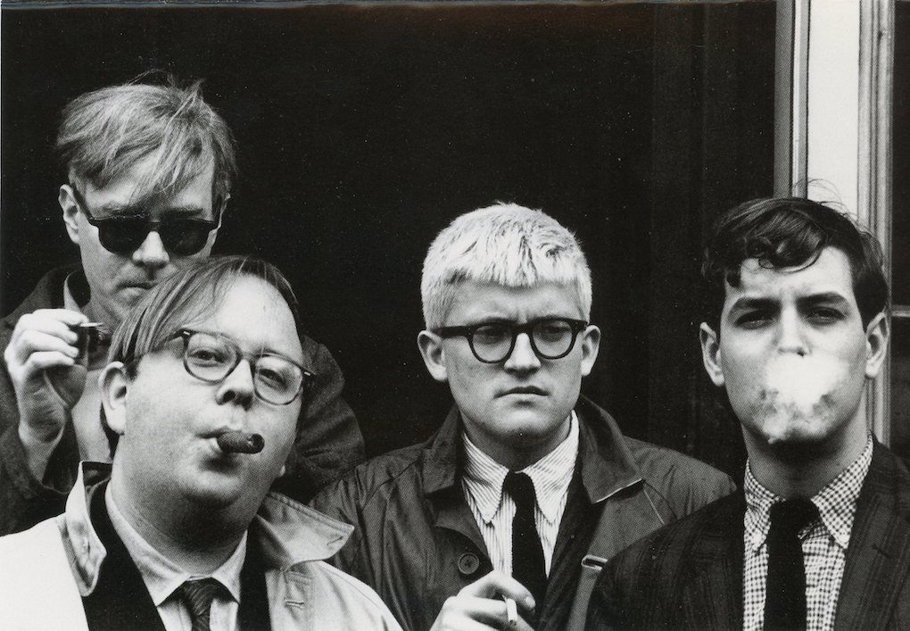 dennis hopper photograph of hockney, warhol