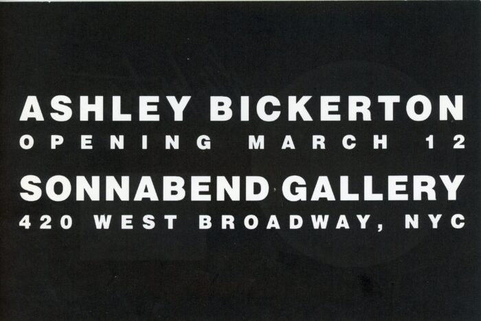 Ashley Bickerton at Sonnabend Gallery