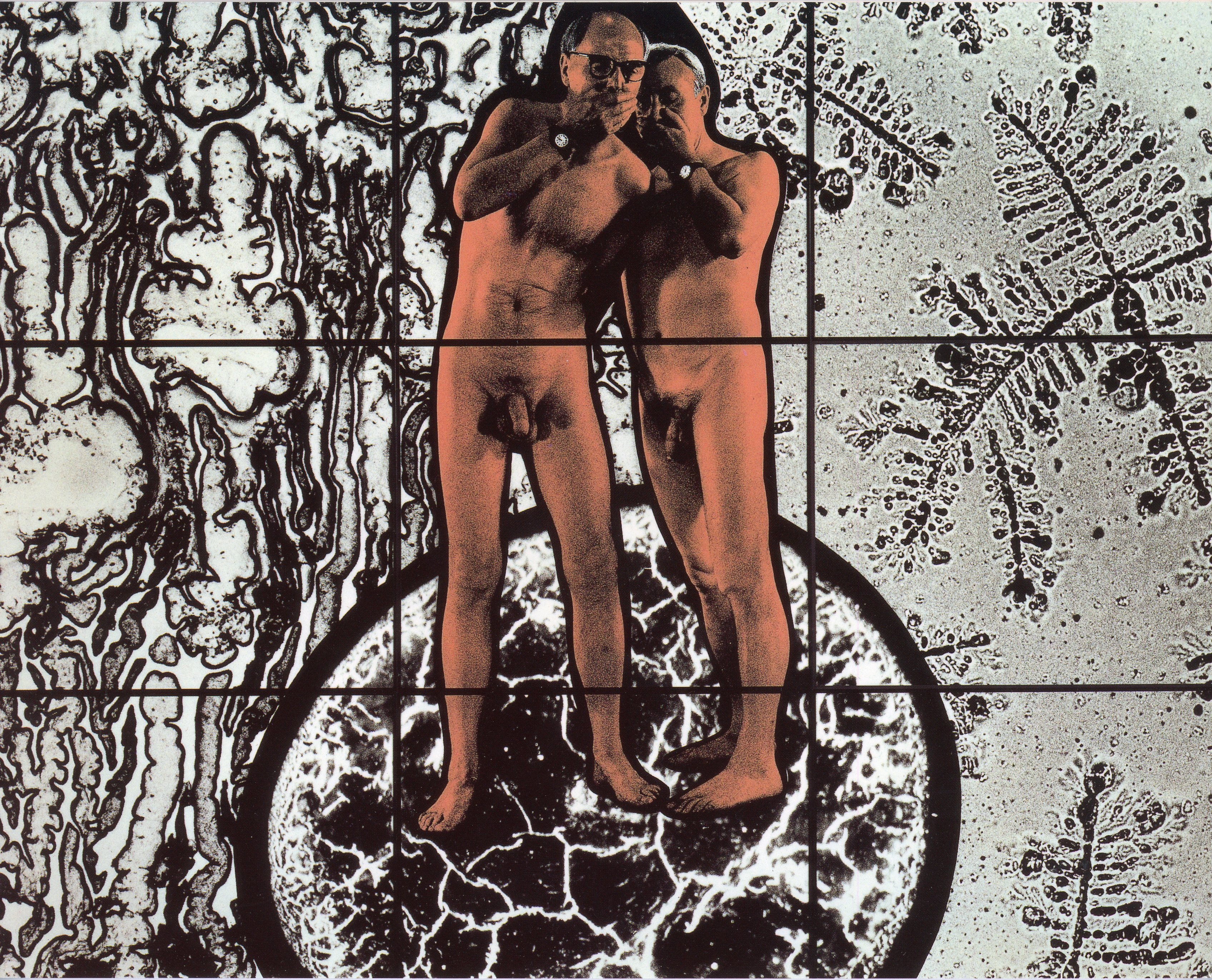 Gilbert & George show card for The Fundamental Pictures