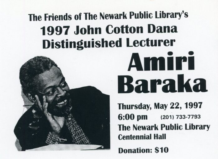 amiri baraka lecture card