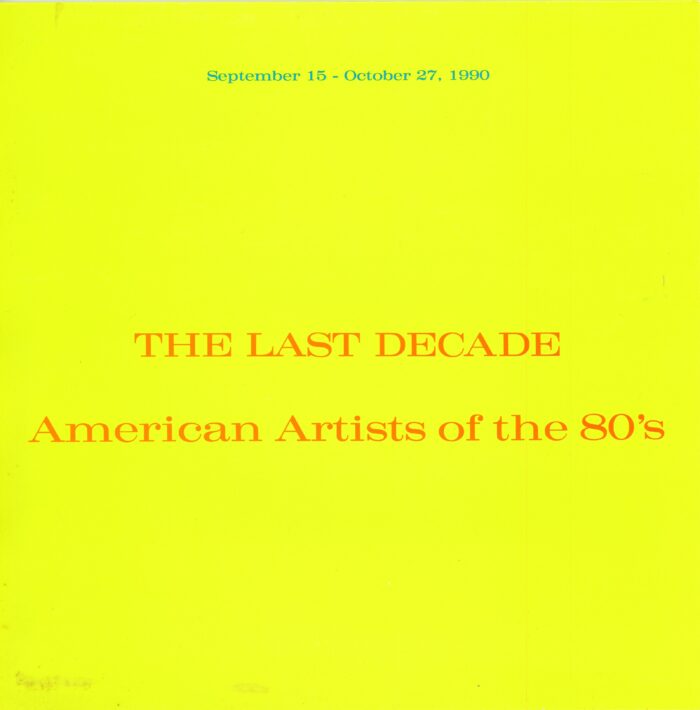 the last decade group show at shafrazi