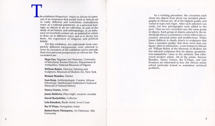 perspectives angles on african art booklet