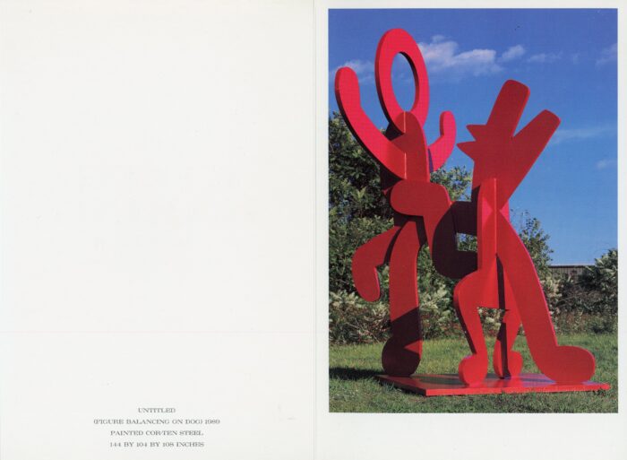 keith haring sculptures at tony shafrazi