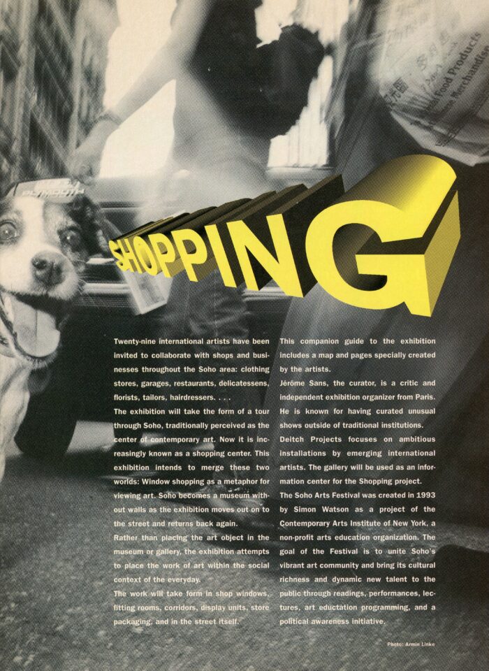 inside of companion guide booklet deitch projects