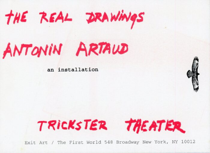 antonin artaud the real drawings exit art