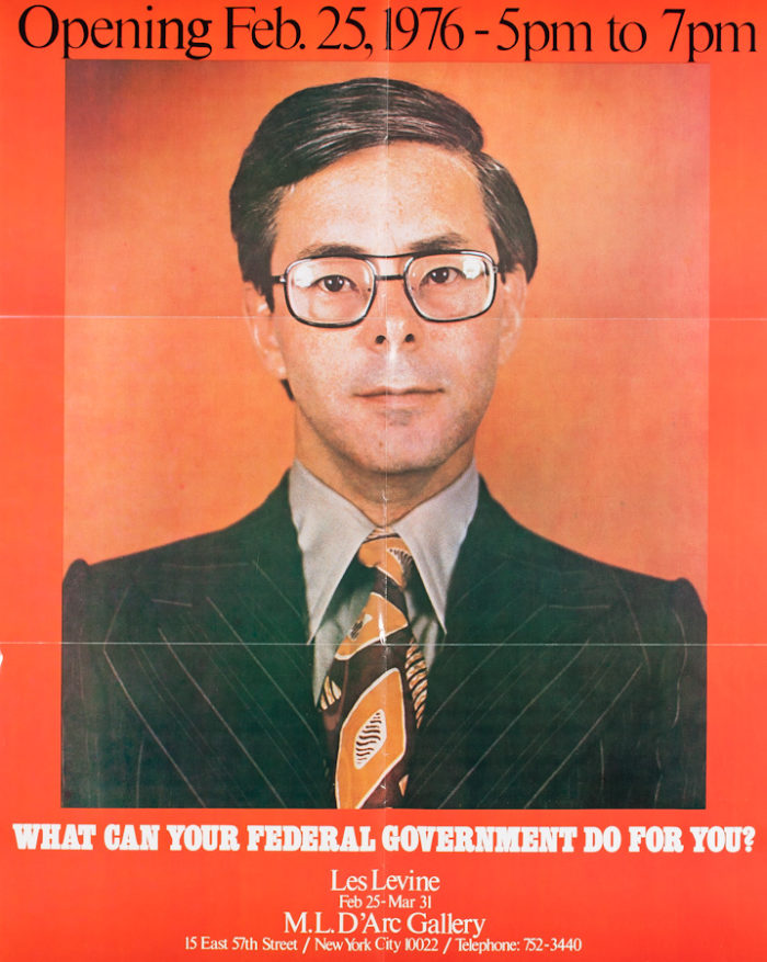 Les Levine at M.L. D'Arc Gallery