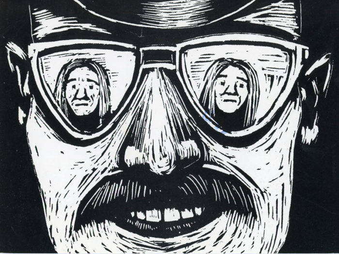 Twisted Sisters comic art White Columns