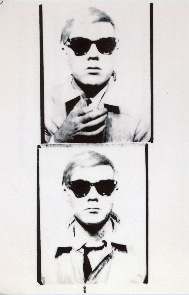 Andy Warhol black & white ronald feldman fine arts