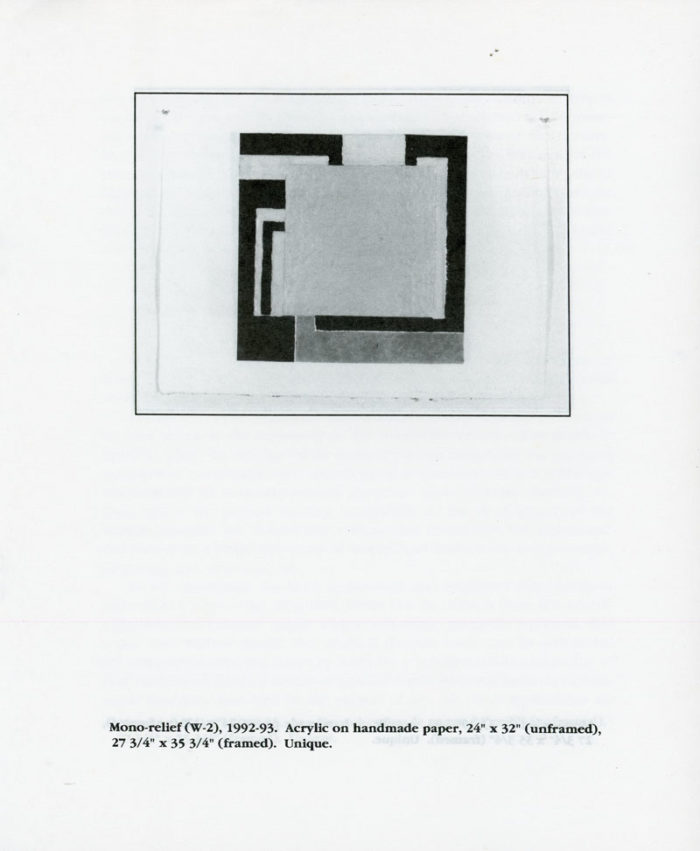 Peter halley Mono-Reliefs Grand Salon