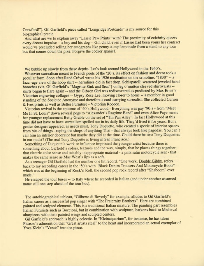 Rene Ricard The Autibiography of a Pseudonym