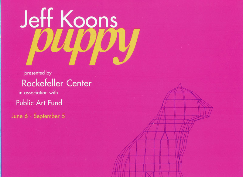 Jeff Koons Puppy Public Art Fund