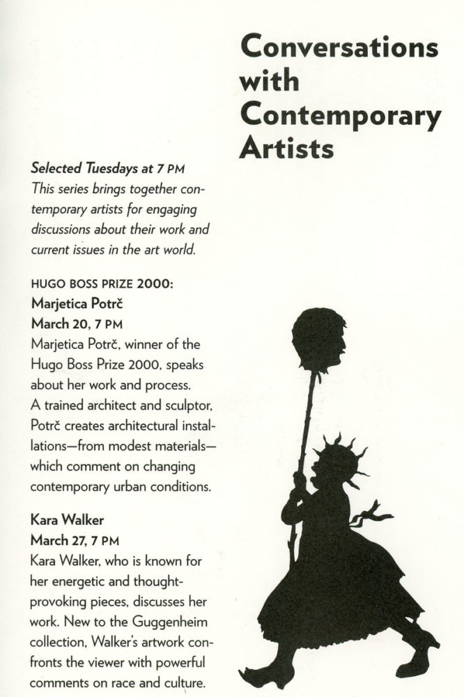 guggenheim museum kara walker