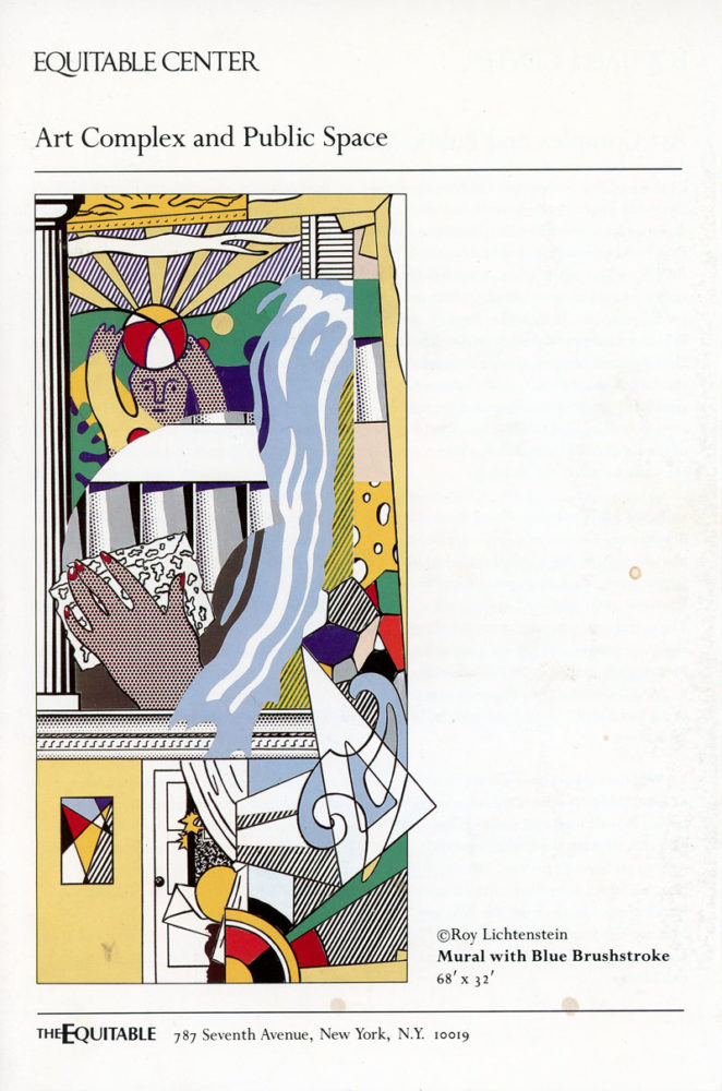 Roy Lichtenstein Equitable Center