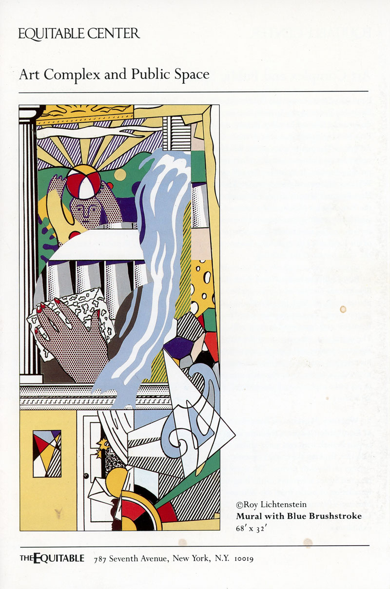 Roy Lichtenstein Equitable Center