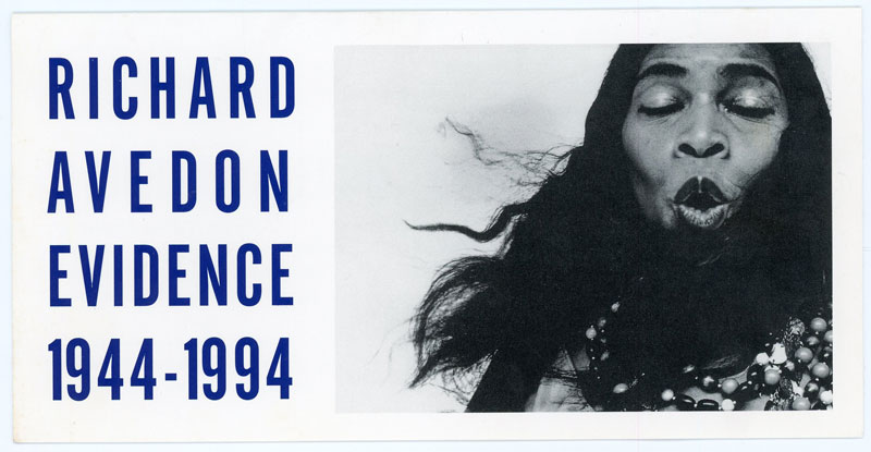 Richard Avedon Whitney Museum Evidence 1944-1994