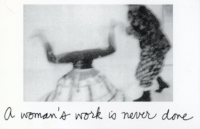 Hudson Square, A Woman's Work is Never Done, Card