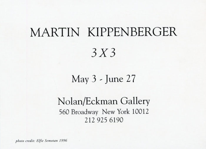 Martin Kippenberger Piazza San marco Portrait