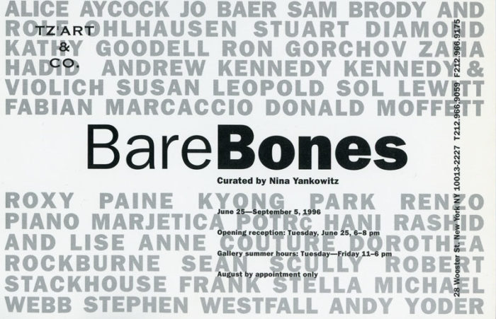 Bare Bones card TZ'Art & Co