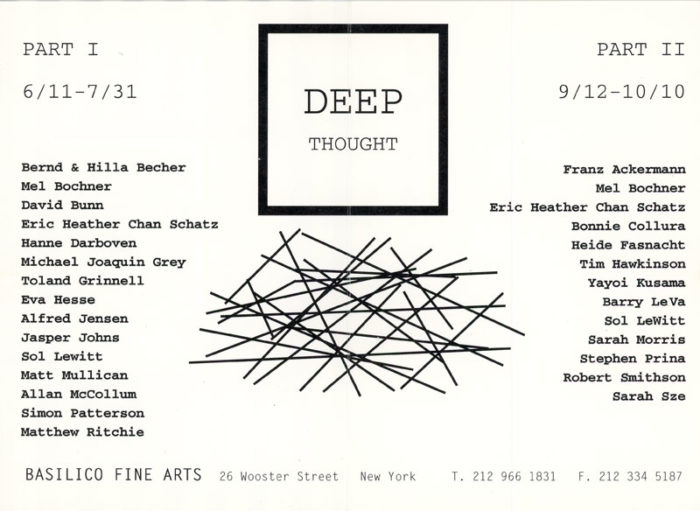 deep thought basilico fine art