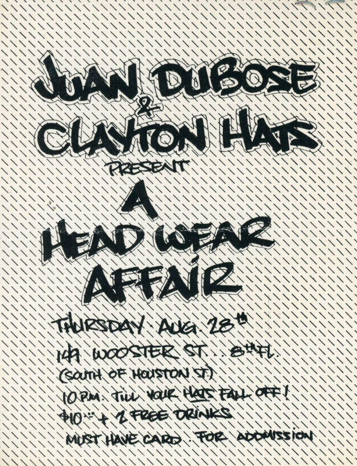 Clayton Patterson Hats Juan Dubose A Head Wear Affair
