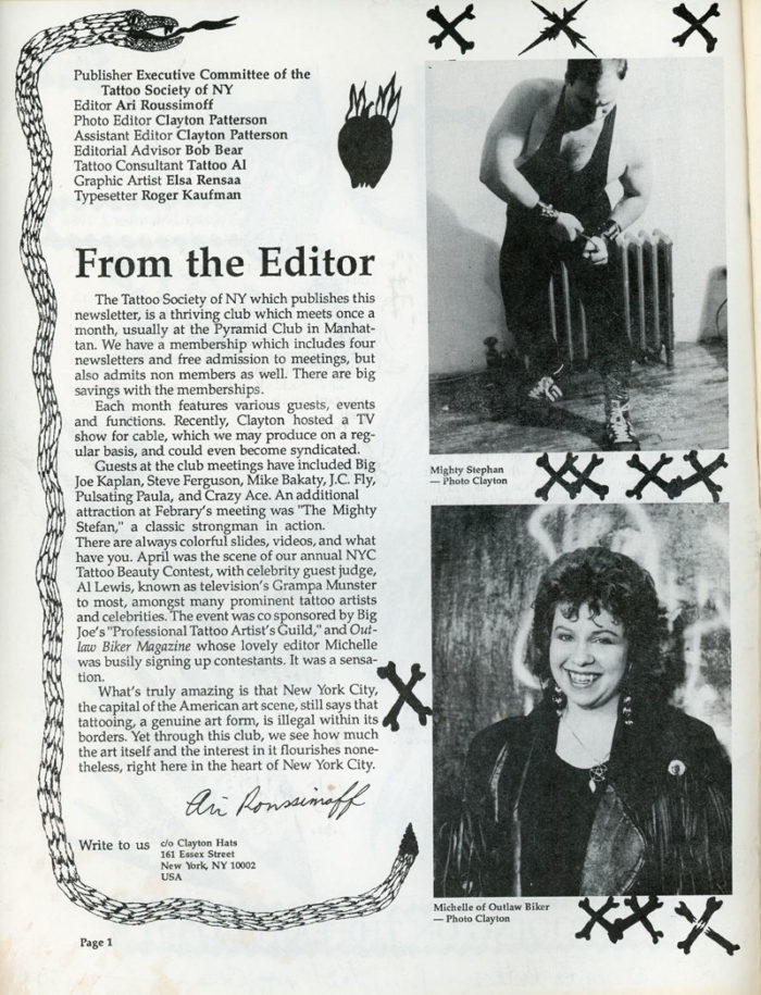 tattoo magazine clayton patterson