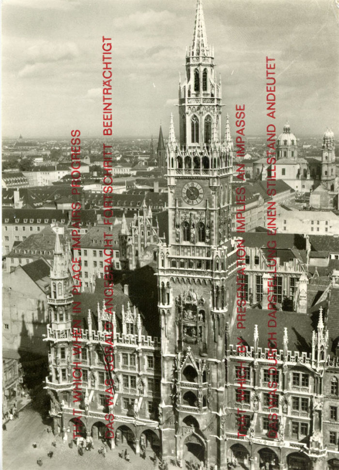 at Rüdiger Schöttle, a gallery in München, Germany, Lawrence Weiner