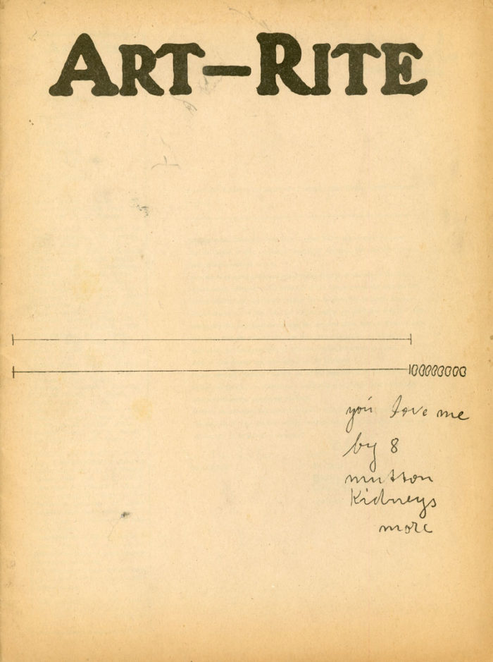 art rite magazine joseph beuys lucy lippard