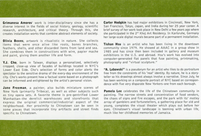 below the canal after 9/11