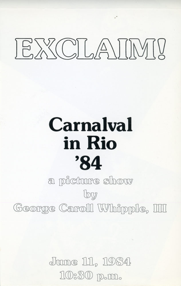 Limelight Carnalval George Caroll Whipple