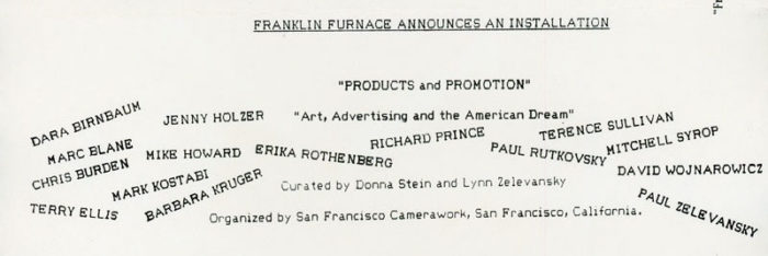 franklin furnace products and promotion