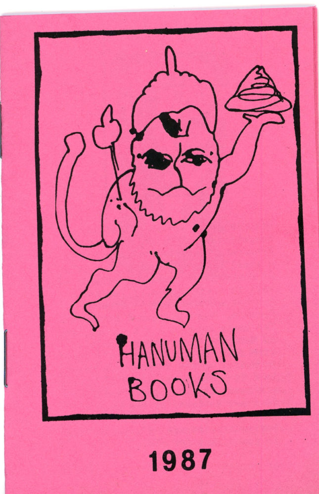 Hanuman-Books,-Taylor-Mead-and-others,-Author-Bios,-Small-Booklet,-1987