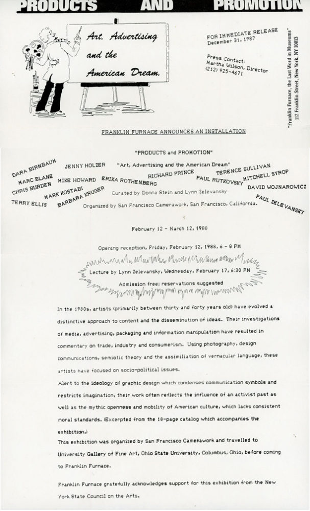 franklin furnace products and promotion