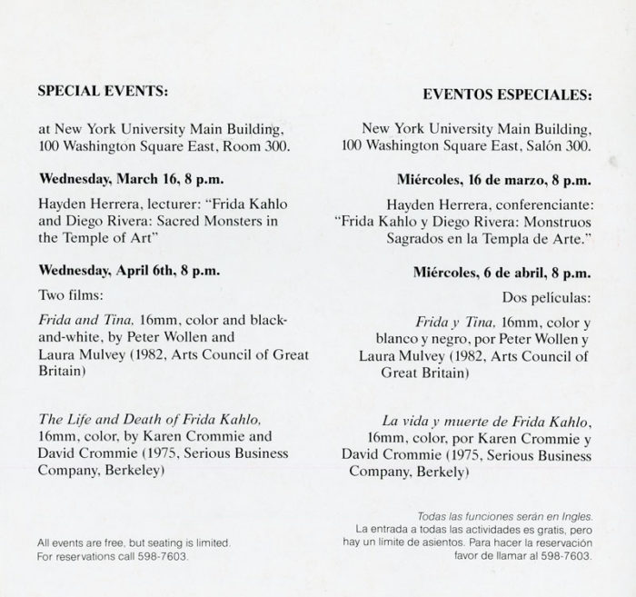 frido kahlo tina modotti nyu