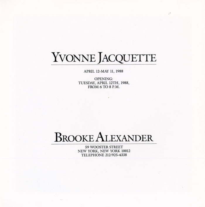 yvonne jacquette brooke alexander