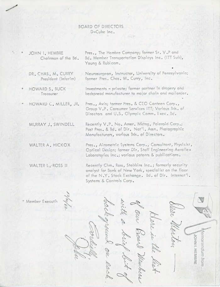 D3 Lawsuit personelle