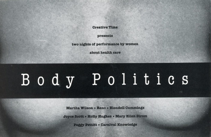 body politics creative time