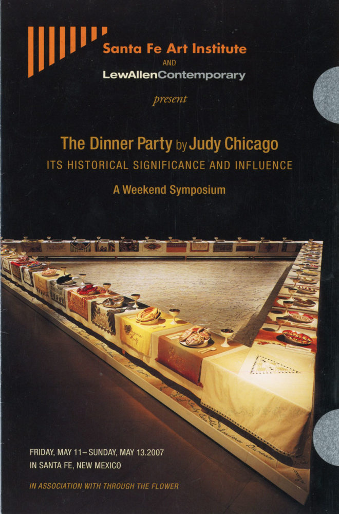 the dinner party at judy chicago