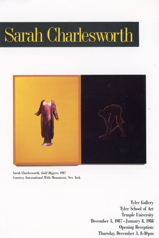 sarah charlesworth tyler gallery