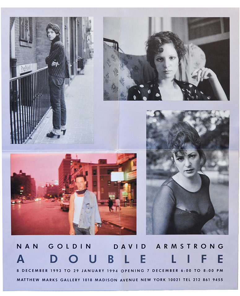 Gallery 98 | Nan Goldin, David Armstrong, A Double Life, Poster ...