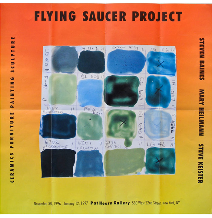 Gallery 98 | Mary Heilmann, Steven Baines, Steve Keister, Flying Saucer ...