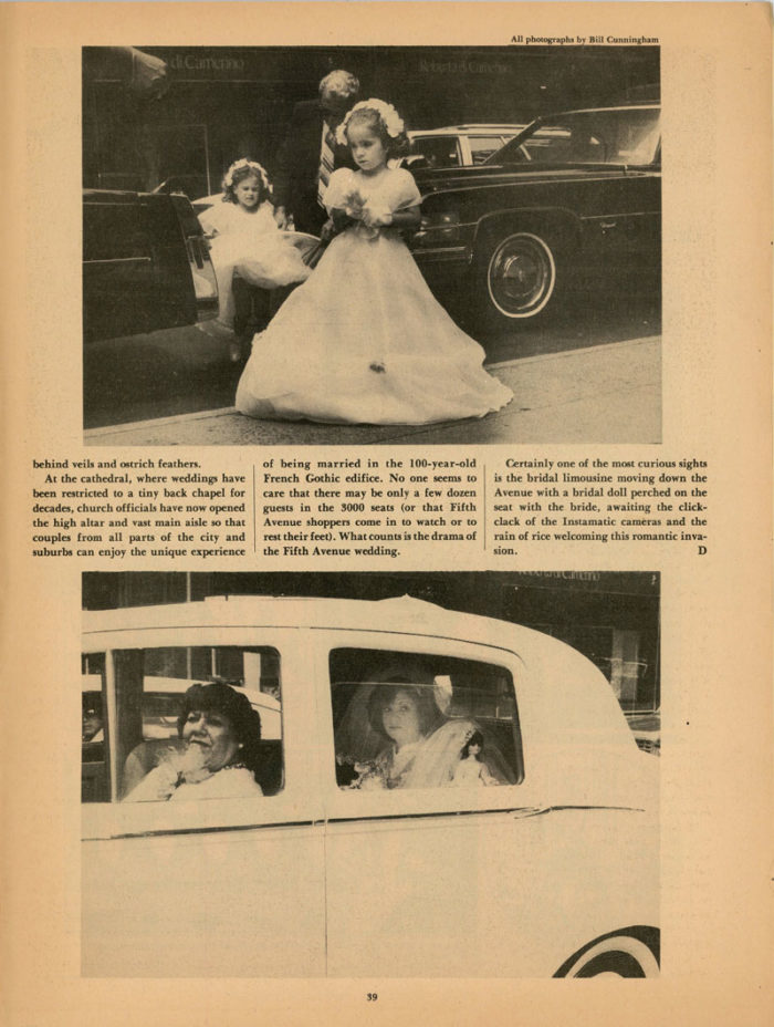 wedding fantasies bill cunningham